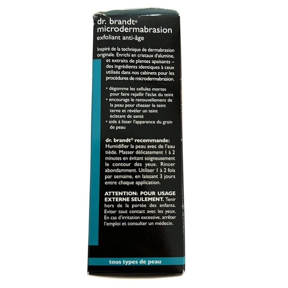Dr Brandt Microdermabrasion Age Defying Exfoliator Renews Polishes 2oz/60mL - Picture 2 of 4